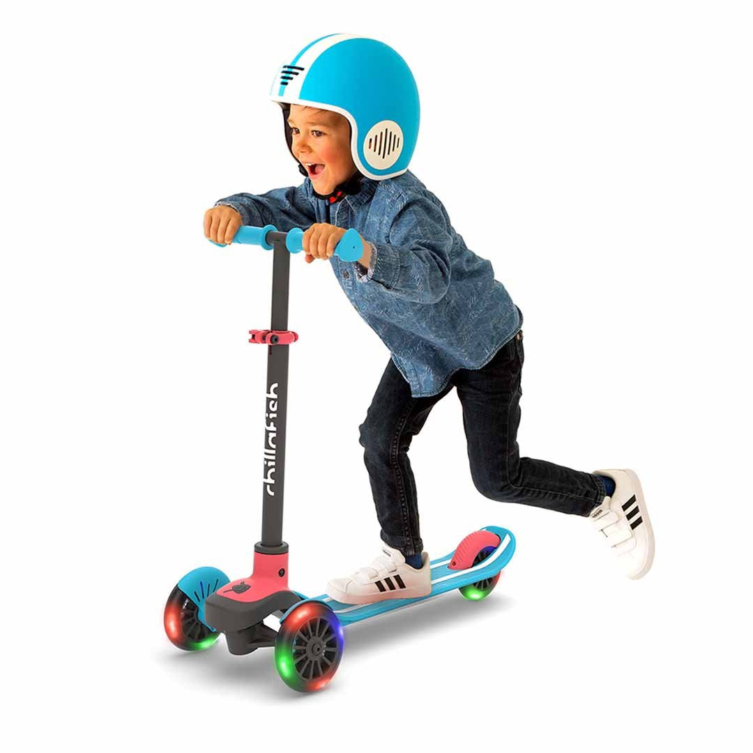 Scooter Monopatin Niños Chillafish Scotti Glow Ruedas Led