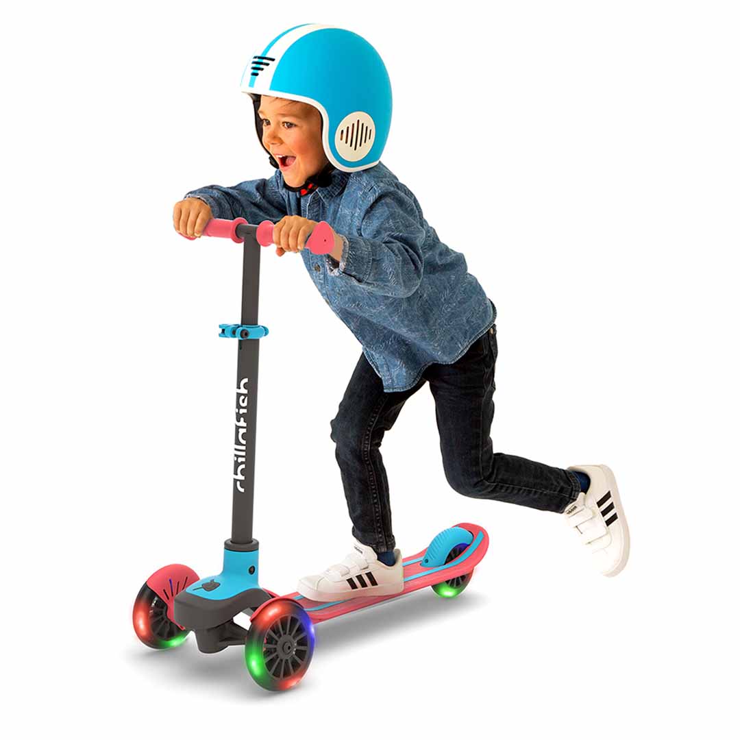 Scooter Monopatin Niños Chillafish Scotti Glow Ruedas Led