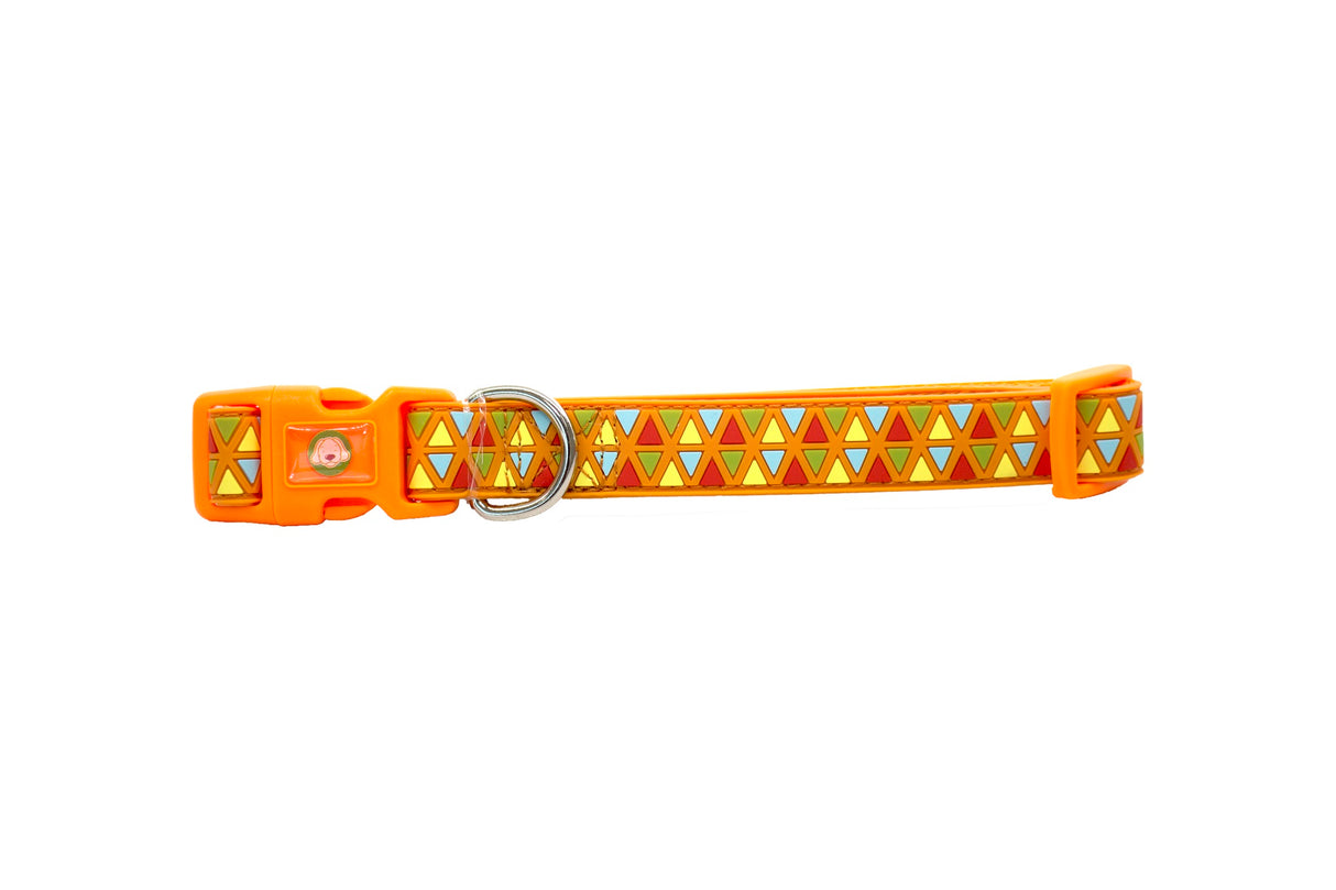 Collar Triángulo Naranja Tallas XS Perro Mascan