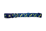 Collar Huesos Perro Xs Azul Mascan