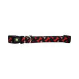 Collar Huesos Perro S Negro Mascan