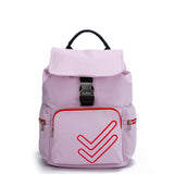 Mochila Charlotte Doble Check Lilac Bubba Essentials