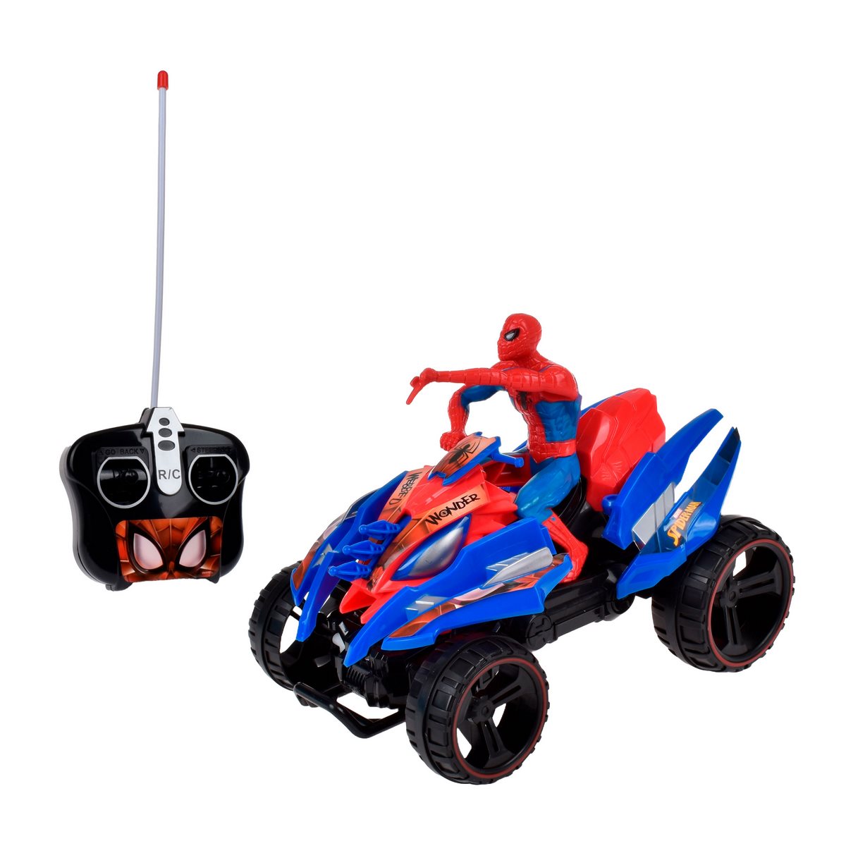 Cuatrimoto R/C Con Figura Spiderman