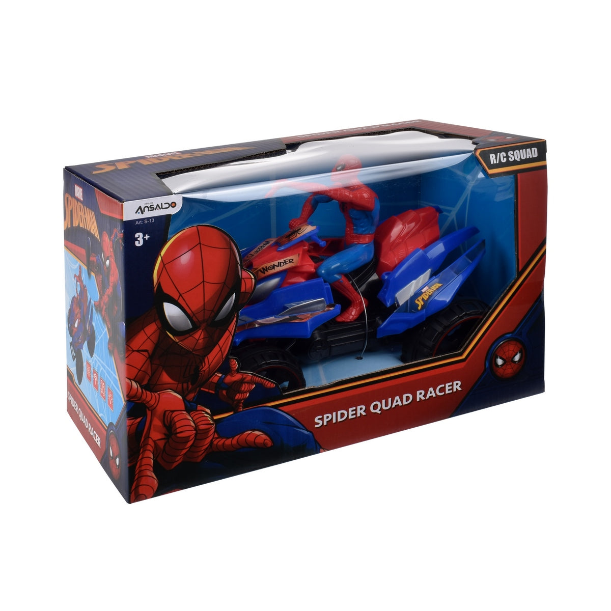 Cuatrimoto R/C Con Figura Spiderman