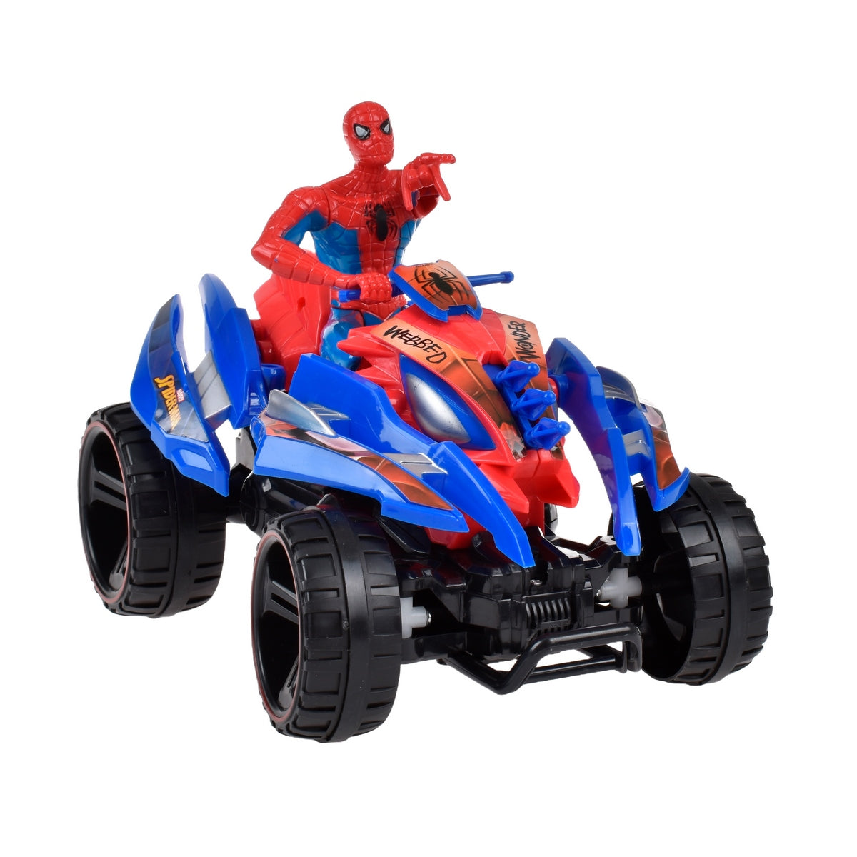 Cuatrimoto R/C Con Figura Spiderman