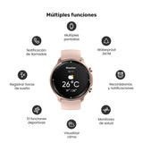 Pack Smartwatch Runner 219 Pink + Audífono RM5 Lhotse