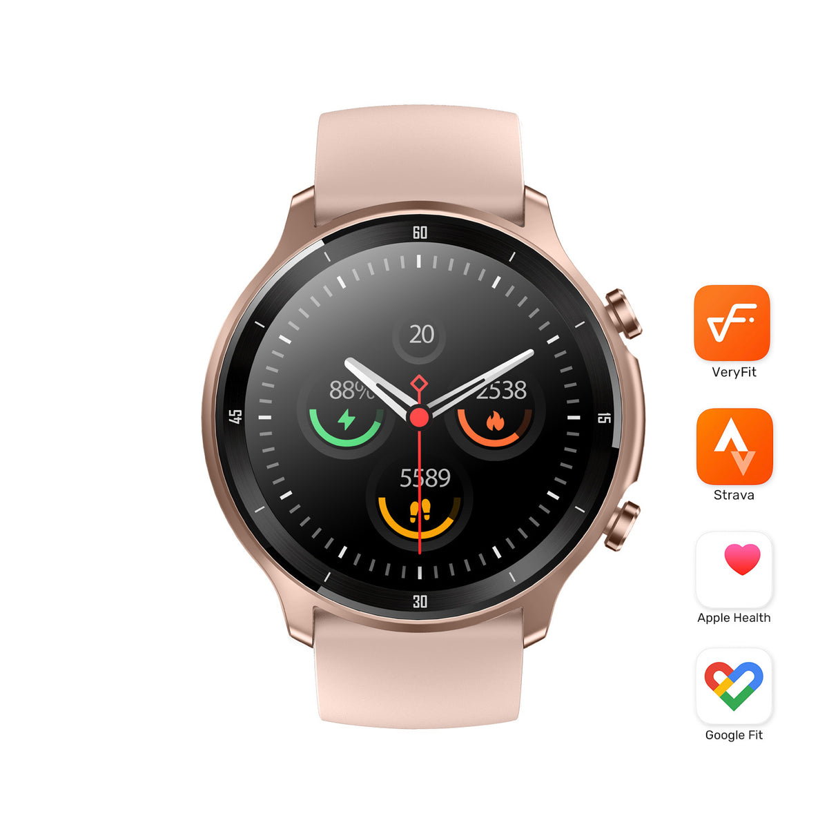 Pack Smartwatch Runner 219 Pink + Audífono RM5 Lhotse