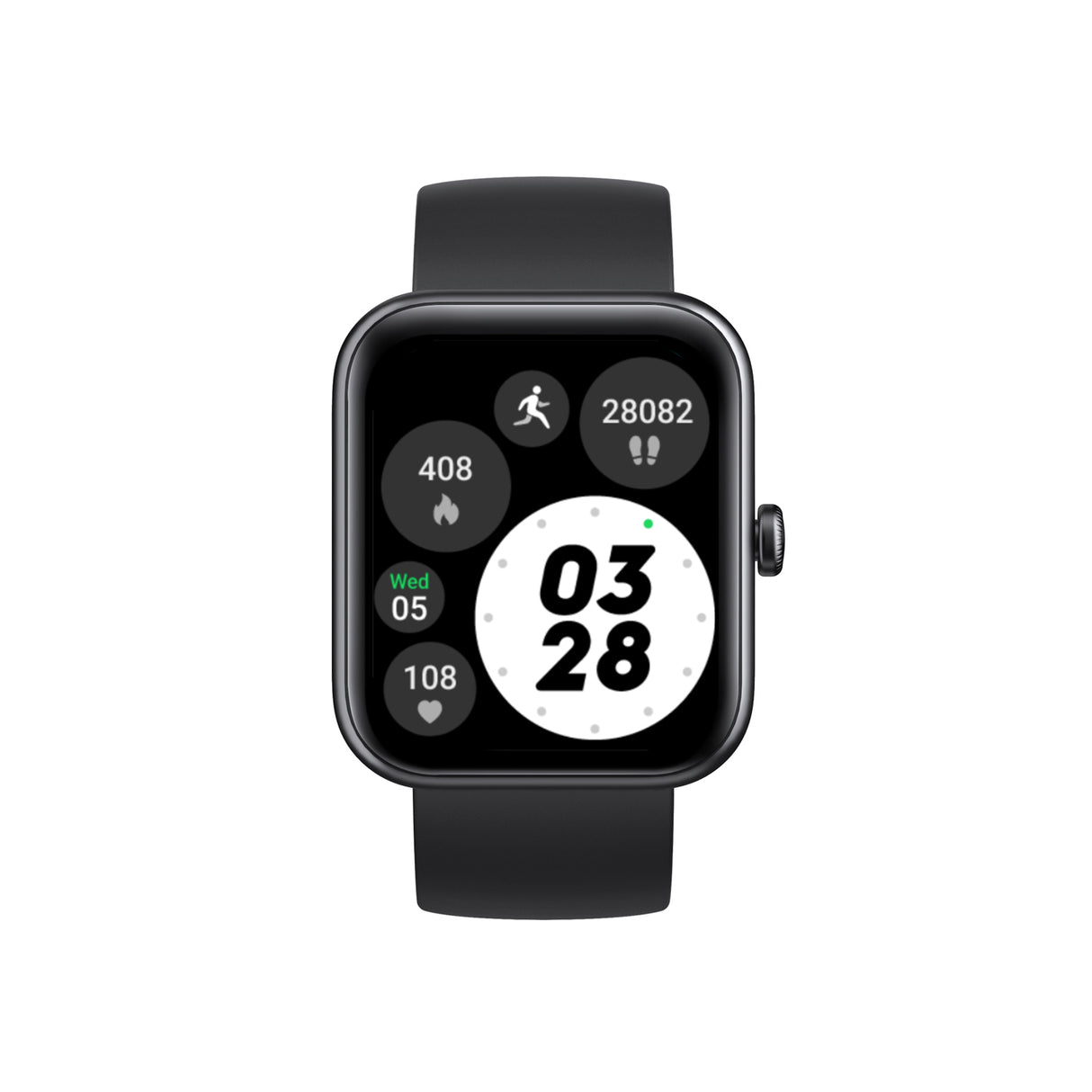 Pack Black Smartwatch mini 206 + Audífonos RM7 Pro Lhotse