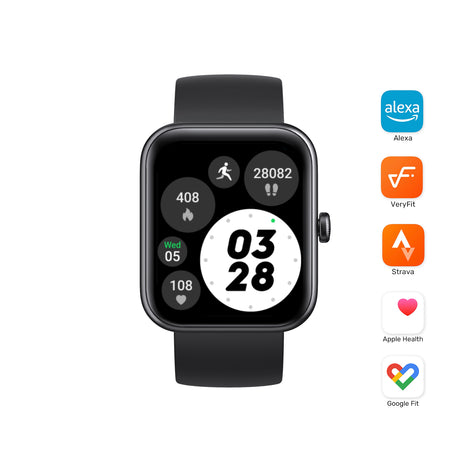 Pack Smartwatch Live mini 206 Black + Parlante Bounce White