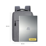 Mochila con Puerto USB 15" + Funda Notebook Gris 15,6" LEVO