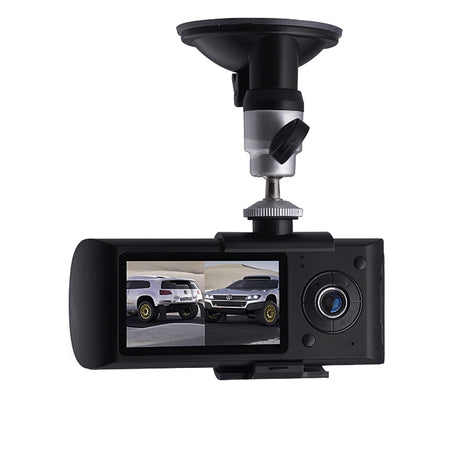 Cámara De Video Camtek R300 Dvr Hd Doble Auto Gps