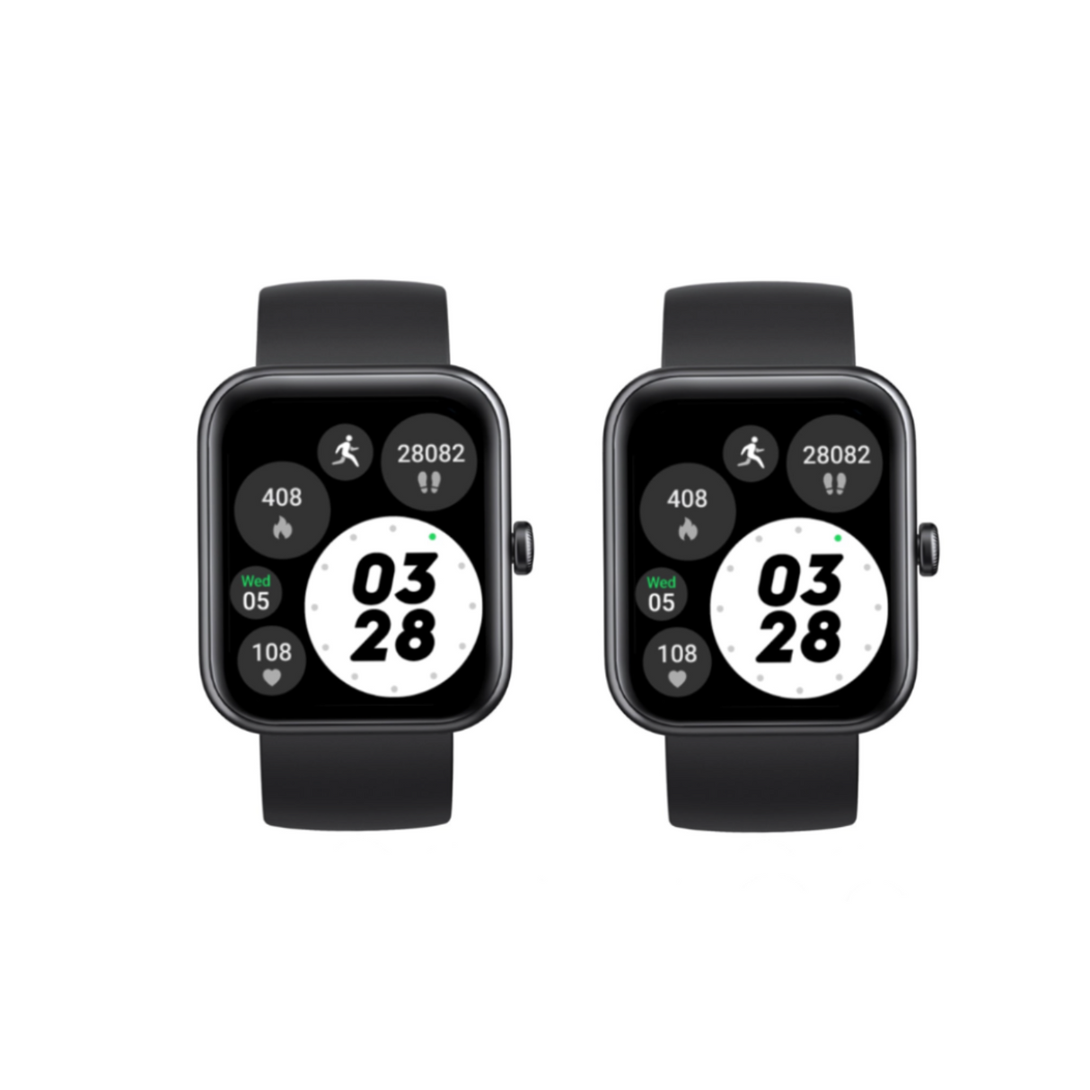 Pack 2 Smartwatch Live mini 206 40mm Black Lhotse