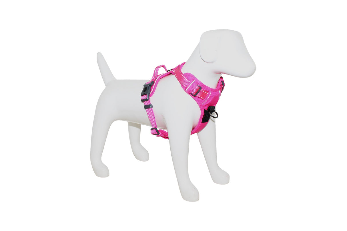 Arnés Deportivo De Control Xl Fucsia Perro Mascan