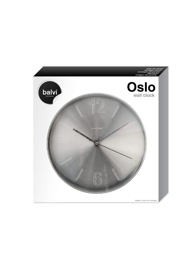 Reloj de Pared Oslo Metal Balvi