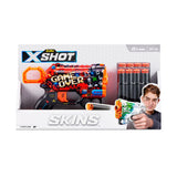 Lanza Dardos Menace Skins Con 8 Dardos X-Shot