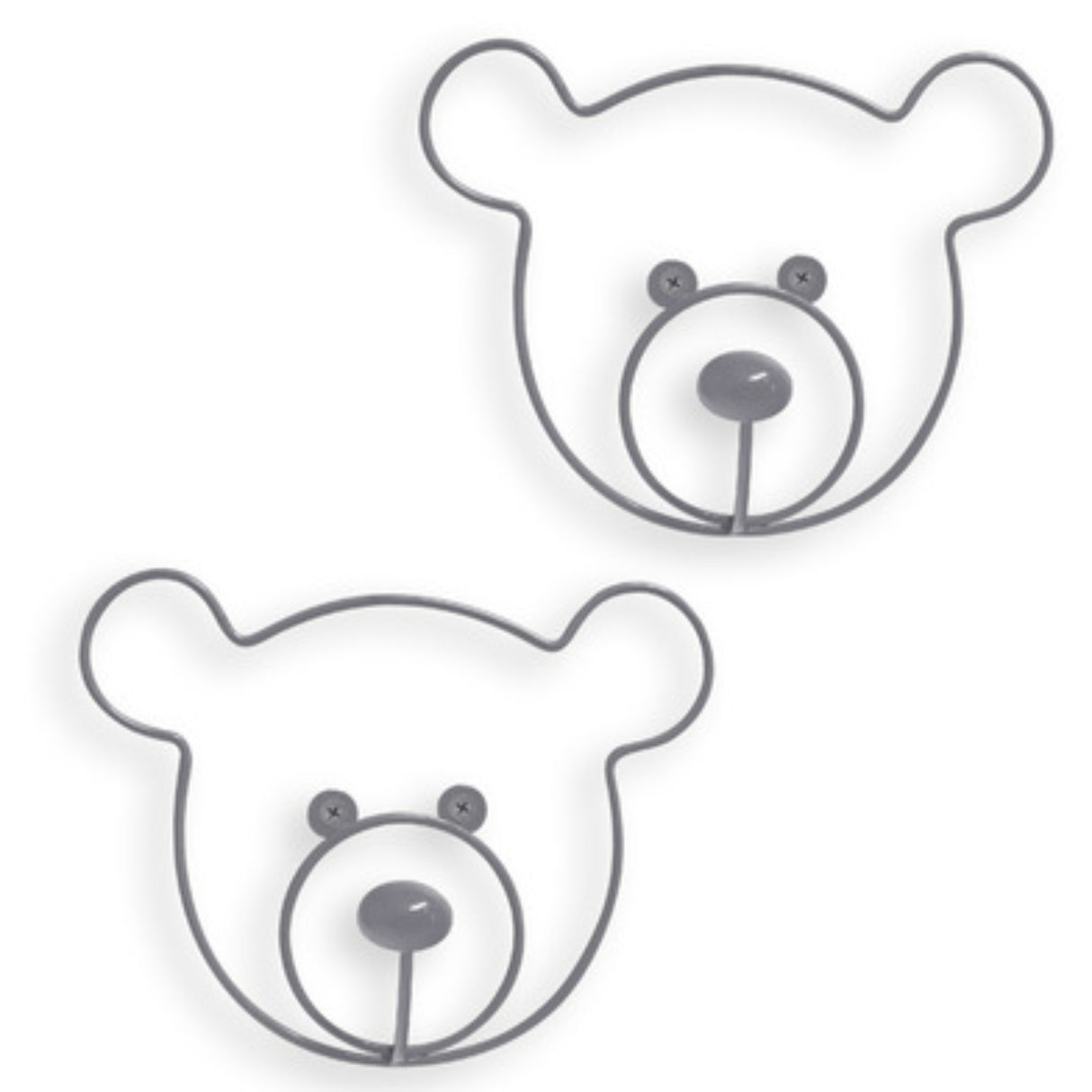 Colgador de Pared The Bear Gris Balvi