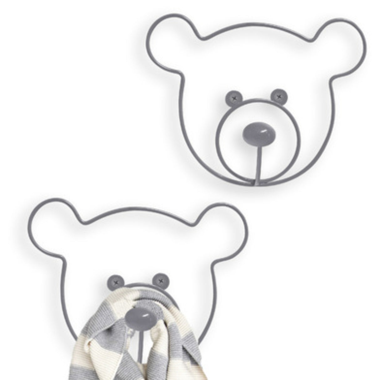 Colgador de Pared The Bear Gris Balvi