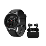 Pack Smartwatch Lhotse Vibe 05 Black + Audífonos Negro