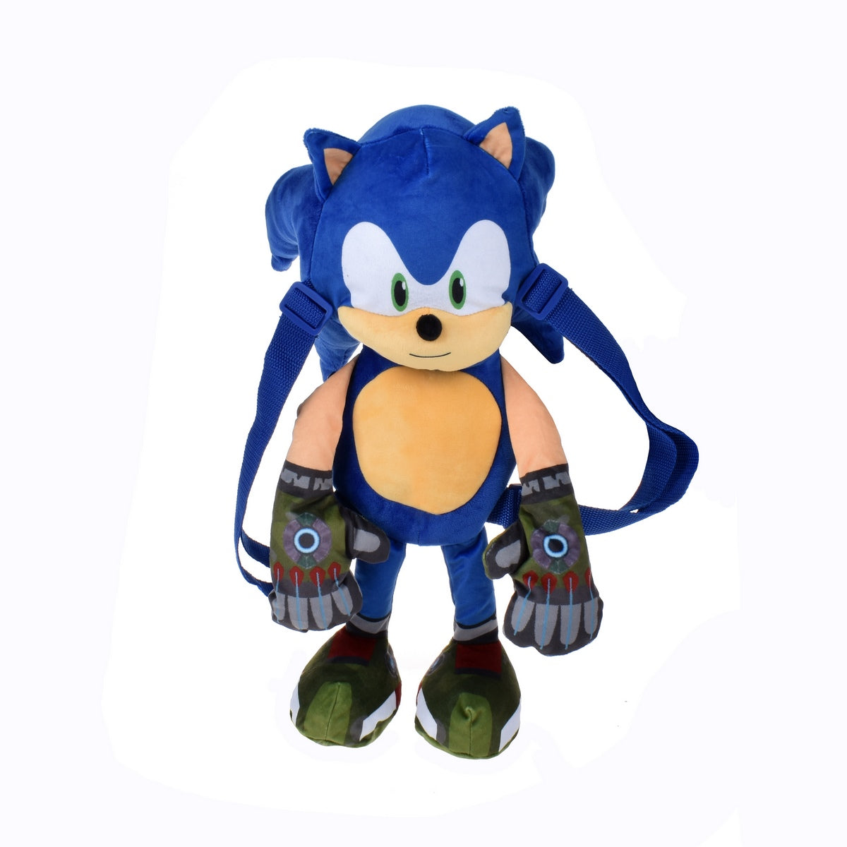 Peluche Mochila Sonic De 30 Cms