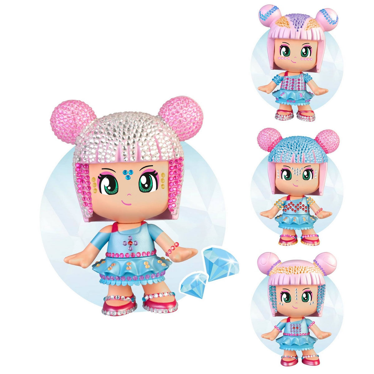 Muñeca 17 cm Para Decorar Pop & Shine Pinypon