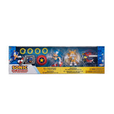 Pack 3 Figuras Sonic De 6 Cms Con Accesorios