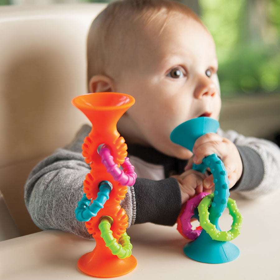 Pipsquigz Loops Celeste Mordedores Sensoriales FatBrain Toys