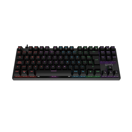 Teclado gamer Levo NovaBlade Red Switch mecánico – latencia baja y diseño RGB para gamers en Chile
