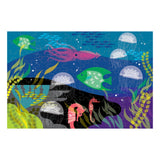 Puzzle 100Pcs Brilla En La Oscuridad Bajo El Mar Mudpuppy