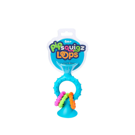 Pipsquigz Loops Celeste Mordedores Sensoriales FatBrain Toys