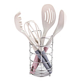 Set Utensilios De Cocina Gris Rosa 4pcs Brando