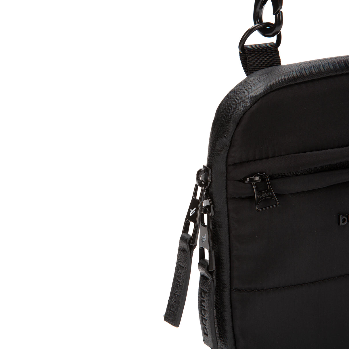 Cartera Crossbag Matte Black Velvet Bubba Essentials