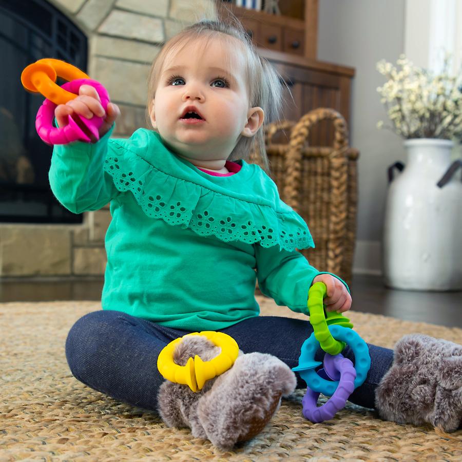 Pipsquigz Ringlets Anillos, Mordedores FatBrain Toys