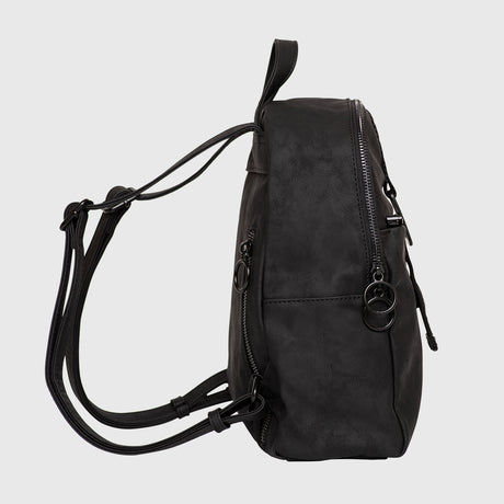 Mochila Suede Glam Black Bubba Essentials