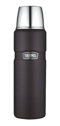 Termo Líquidos King Acero Inox Negro 470ml Thermos