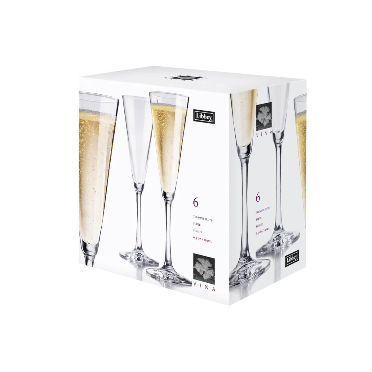 Set 6 Copas Vina Trumpet 192 Ml