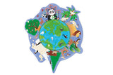 Puzzle 45Pcs Con Forma Mundo Scratch Europe