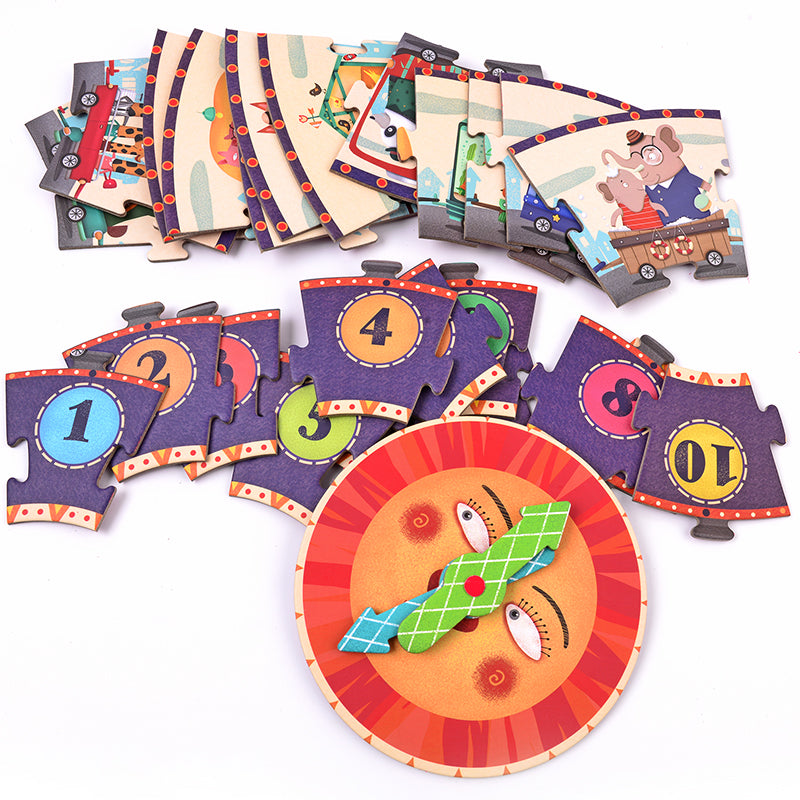 Puzzle Redondo Mi Viaje En El Tiempo 25Pcs MiDeer