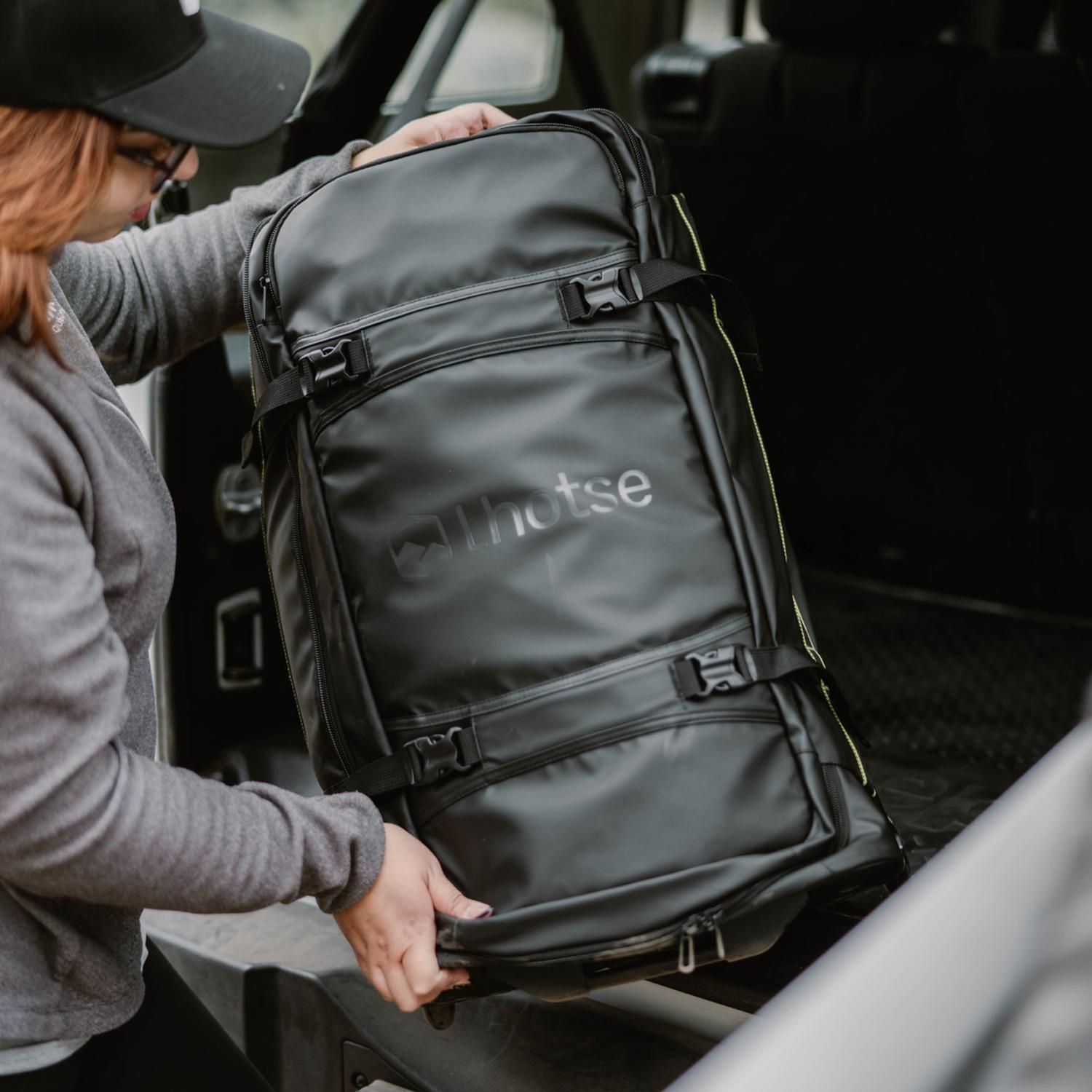 LOALOA Maleta Bolso trolly Outdoor Roadtrip 70lts Lhotse Black – Melollevo