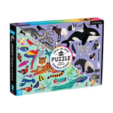 Puzzle 100Pcs Doble Mundo Animal Mudpuppy