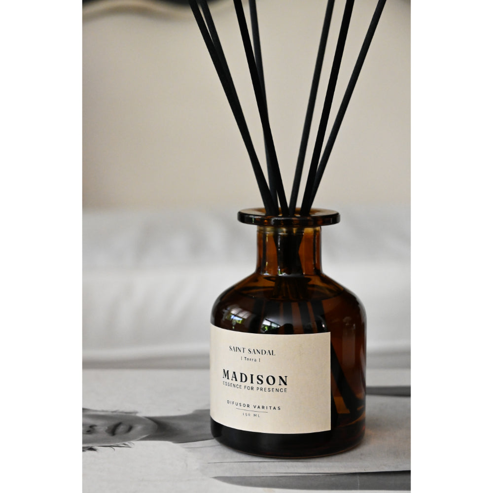 Difusor Ámbar 250 ml  + Refil 500 Ml Black Cedar Madison