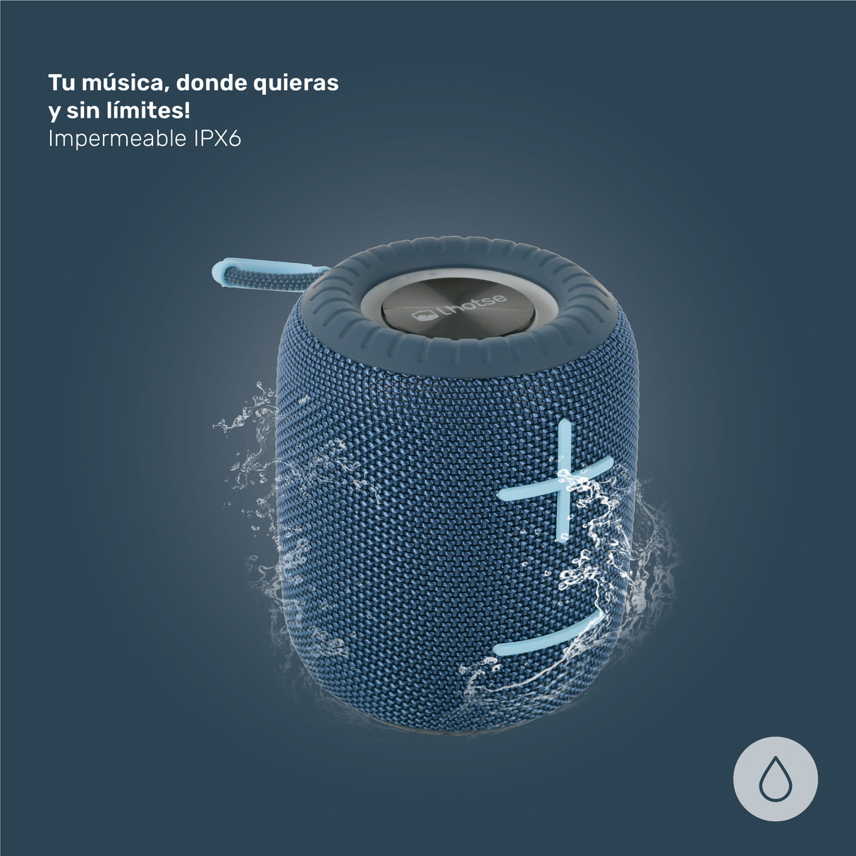 Parlante Portátil Inalámbrico Bluetooth TripGo+ Blue