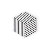 Set 2 Salvamanteles Cork Hexagonal Blanco Negro BVS