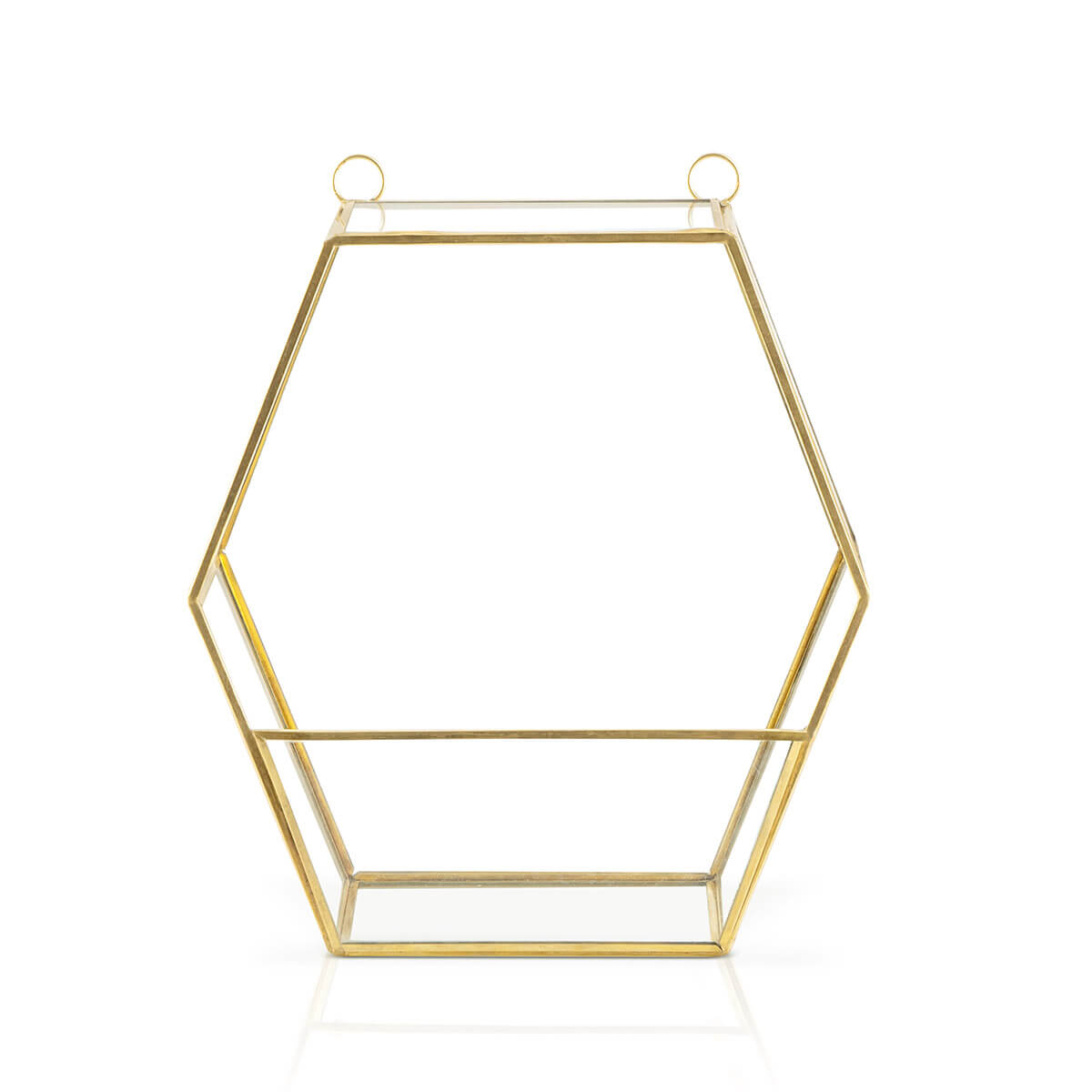 Estantería Retro Hexagon Dorado BVS