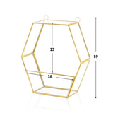 Estantería Retro Hexagon Dorado BVS