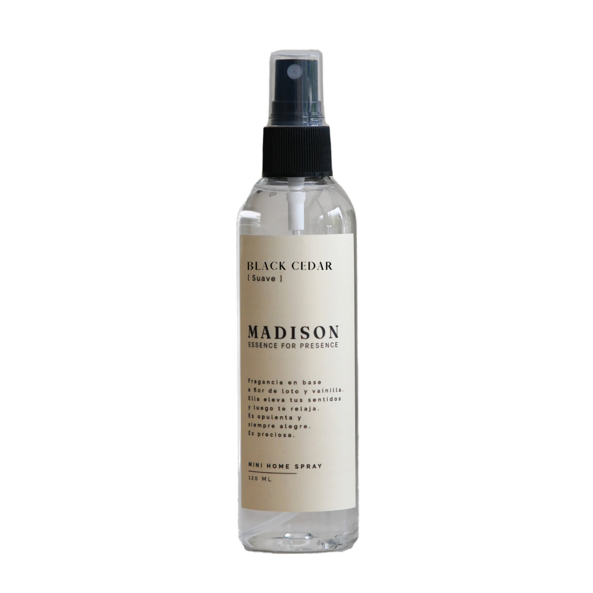 Mini Home Spray 120 Ml Black Cedar Transparente Madison