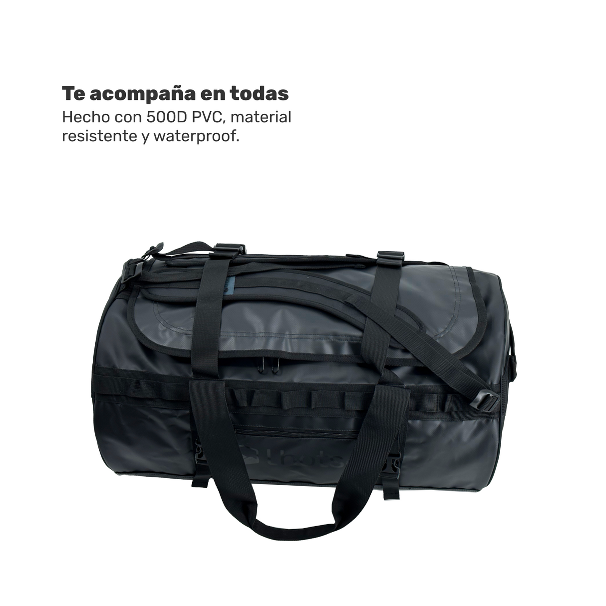 Bolso Deportivo Impermeable Duffel Vinson 30 lts Lhotse Black