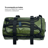 Bolso Deportivo Impermeable Duffel 60 lts Lhotse Green