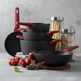 Bateria De Cocina 8 Piezas Camden Roja Kitchenware