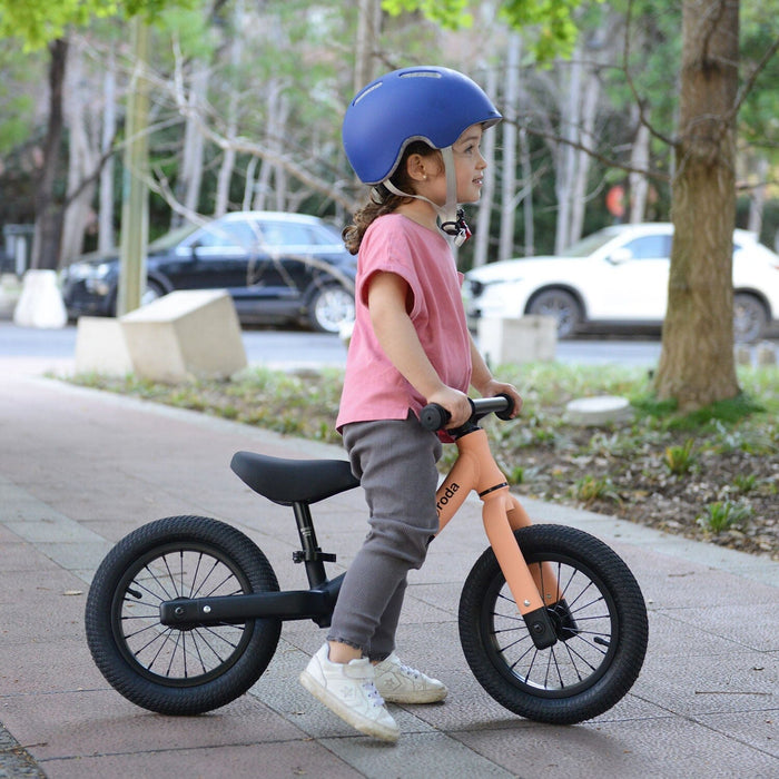 Bicicleta Niños Pro Matte Negro / Durazno Roda