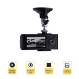 Cámara De Video Camtek R300 Dvr Hd Doble Auto Gps